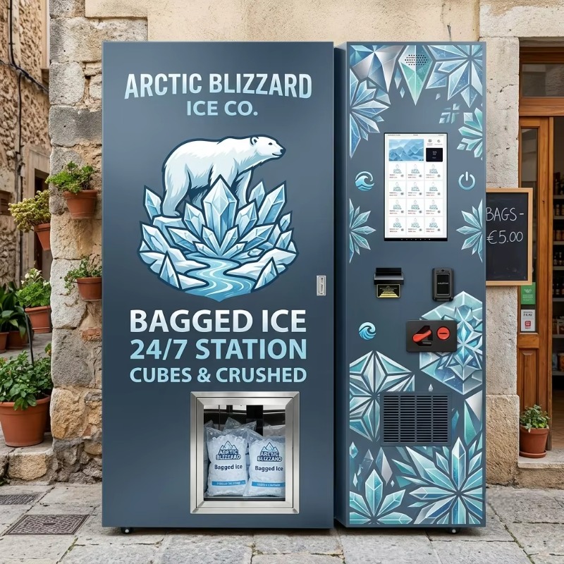 Bill Acceptor Vending - Máquina de Venda Automática de Gelo