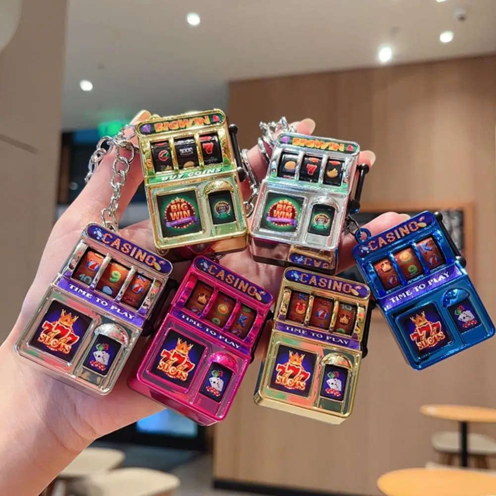 Fruit Slot Machine - Chaveiro de Máquina de Slot Fashion,