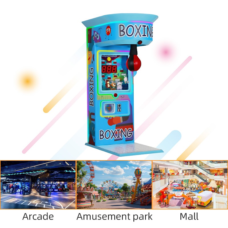 Máquina de boxe operada por mo - Arcade Game Coin avaliação e preço