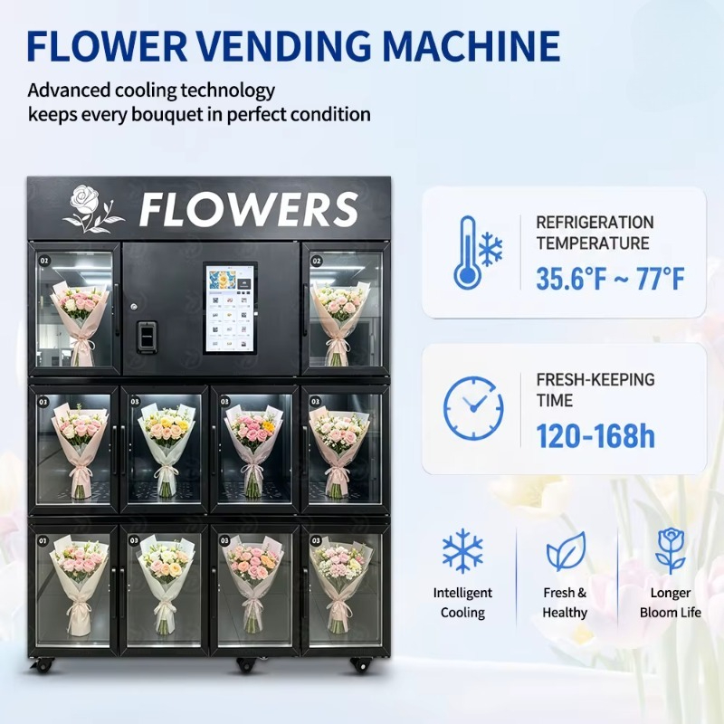 Máquina Expendedora de Flores  - Bill Acceptor Vending avaliação e preço