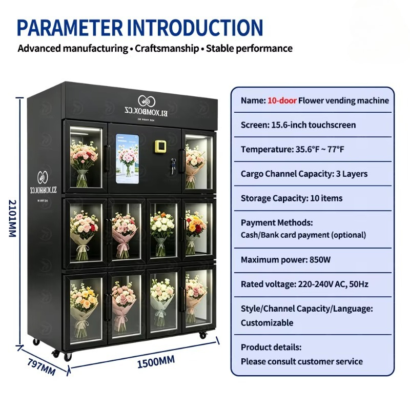 Máquina Expendedora de Flores  - Bill Acceptor Vending avaliação e preço